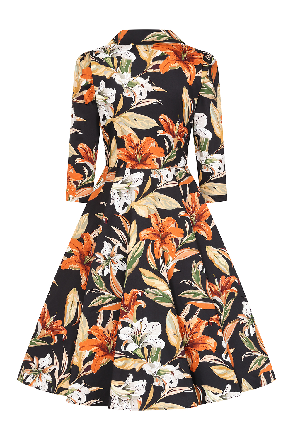 Lilia Floral Swing Dress in Extended Sizing